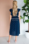 The Kynlei Polka Dotted Dress Modest Dresses vendor-unknown