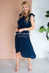 The Kynlei Polka Dotted Dress Modest Dresses vendor-unknown