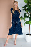 The Kynlei Polka Dotted Dress Modest Dresses vendor-unknown