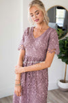 The Chanel Lace Dress Modest Dresses vendor-unknown