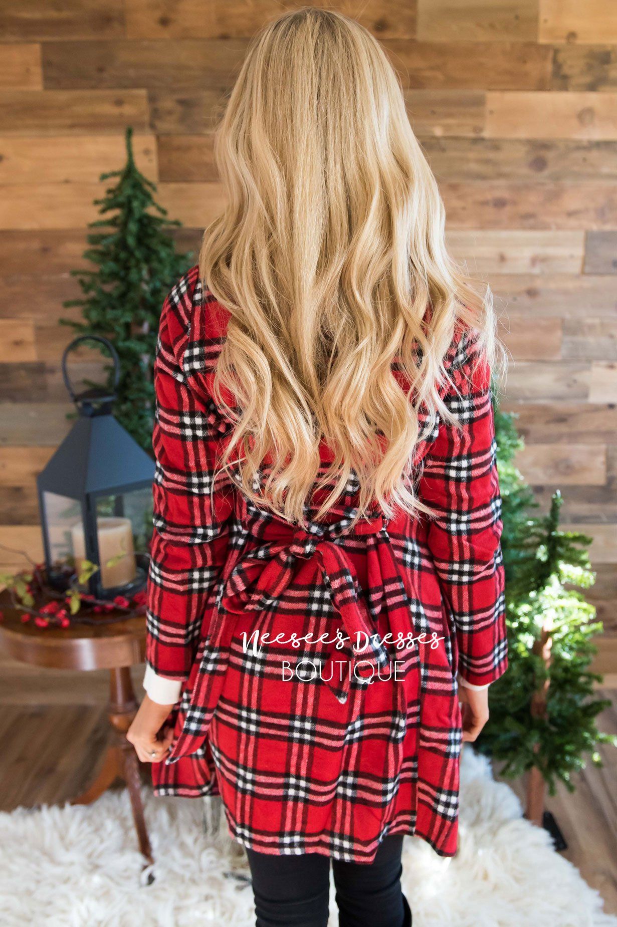 Plaid hotsell christmas jacket