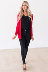 Long Distance Modest Pocket Cardigan Tops vendor-unknown