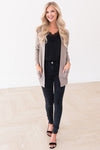 Long Distance Modest Pocket Cardigan Tops vendor-unknown