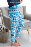 Snowy Night Christmas Leggings Accessories & Shoes vendor-unknown